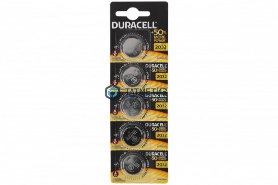 Батарейка литиевая тип CR2032 3В DURACELL -  магазин крепежа «ТАТМЕТИЗ»