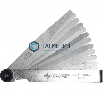 Щупы автомобильные, 0,05 - 1,00мм, 13шт ЗУБР -  магазин крепежа «ТАТМЕТИЗ»