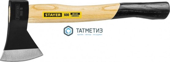 Топор,  600г, ТП11-06, в сборе, кованый, деревянное топорище// СИБРТЕХ -  магазин крепежа «ТАТМЕТИЗ»
