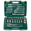 Набор торцевых головок с присоединит квадр, 1/2", 38 пред KRAFTOOL "EXPERT QUALITAT" "SUPER LOCK" -  магазин крепежа «ТАТМЕТИЗ»