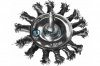 Щетка для дрели дисковая  75 мм, DEXX, жгутированная стальная проволока 0,5мм -  магазин крепежа «ТАТМЕТИЗ»