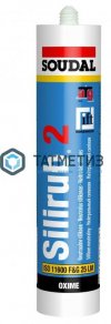 Герметик силиконовый SOUDAL SILIRUB 2 нейтральный прозрачный 600 мл / 12 -  магазин крепежа  «ТАТМЕТИЗ»