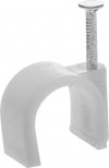 Скоба-держатель STAYER для круглого кабеля, с оцинкованным гвоздем,16 мм, 40 шт -  магазин крепежа  «ТАТМЕТИЗ»