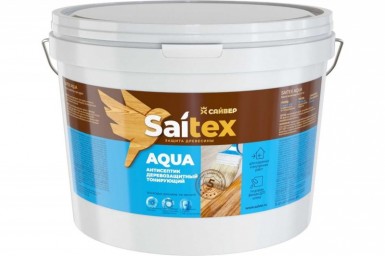 Деревозащитное средство Saitex AQUA  ОРЕГОН  1 л./9 -  магазин крепежа «ТАТМЕТИЗ»