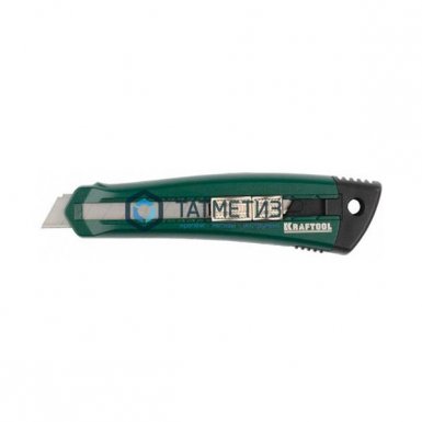 Нож KRAFTOOL с сегментированным лезвием Solingen, металлический корпус, кассета с 3 лезвиями, 18 мм -  магазин крепежа  «ТАТМЕТИЗ»