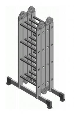 Лестница-трансформер четырехсекционная NV 2320 серия 4х3, 0,96х0,35х0,3 -  магазин крепежа  «ТАТМЕТИЗ»