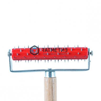 Валик игольчатый для гипсокартона 150мм, деревянная ручка 500 мм// MATRIX MASTER -  магазин крепежа  «ТАТМЕТИЗ»