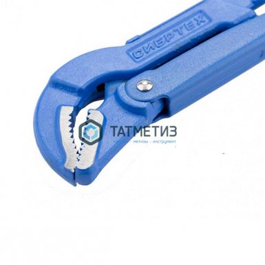 Ключ трубный рычажный, 545х50мм, с изогнутыми губками,// СИБРТЕХ синий -  магазин крепежа  «ТАТМЕТИЗ»