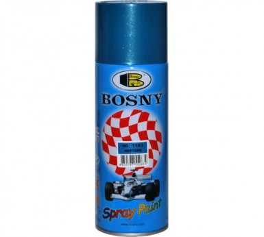 Краска аэроз. BOSNY 400 мл. №1183  ГОЛУБОЙ МЕТАЛИК -  магазин крепежа «ТАТМЕТИЗ»