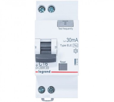 Выключатель автоматический дифференциального тока 2п C 16А 30мА тип AC 6кА RX3 Legrand -  магазин «ТАТМЕТИЗ»