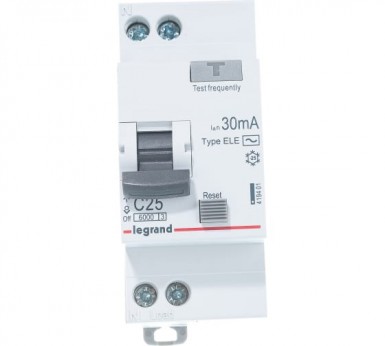 Выключатель автоматический дифференциального тока 1п С 25А 30мА тип AC (1P+N) Legrand -  магазин крепежа  «ТАТМЕТИЗ»