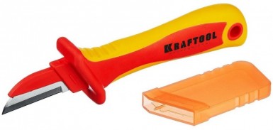 Нож электрика диэлектрический, прямой, KRAFTOOL KN-1 -  магазин крепежа  «ТАТМЕТИЗ»