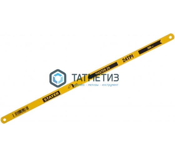 Полотна STAYER для ножовки по металлу односторонние 12x300мм, 24 TPI., 50шт Полотна STAYER для ножовки по металлу односторонние 12x300мм, 24 TPI., 50шт