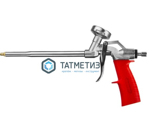 Пистолет для монтажной пены, металлический корпус, ЗУБР Пистолет для монтажной пены, металлический корпус, ЗУБР