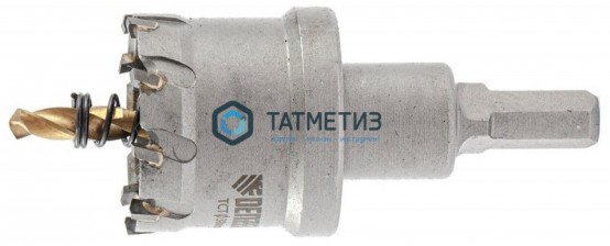 Коронка по металлу   21мм, биметал., до 38мм, мелкий зуб 10 TPI №308 HSSE M42 Co8% ПрофОснастка -  магазин крепежа «ТАТМЕТИЗ»