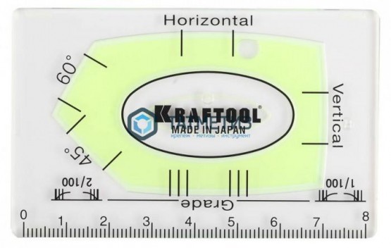 Уровень KRAFTOOL "МИНИ" "SUPER CARD", 6 в 1, 80х50мм -  магазин крепежа «ТАТМЕТИЗ»