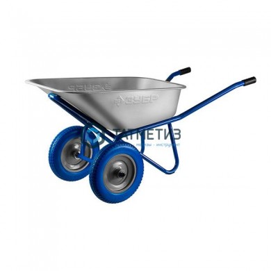 Тачка строительная двухколесная, 240 кг ЗУБР ПТ-300 | «ТАТМЕТИЗ» Тачка строительная двухколесная, 240 кг ЗУБР ПТ-300 - магазин крепежа «ТАТМЕТИЗ»