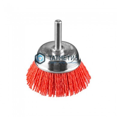 Щетка для дрели чашка  50 мм, нейлоновая проволока с абразивным покрытием, ЗУБР ПРОФ -  магазин крепежа «ТАТМЕТИЗ»