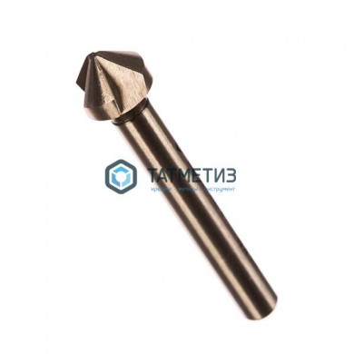 Зенкер ЗУБР "ЭКСПЕРТ" конусный с 3-я реж. кромками,P6M5, d10,4х50мм, цил.хв.6мм, для раззенковки М5 | «ТАТМЕТИЗ» Зенкер ЗУБР "ЭКСПЕРТ" конусный с 3-я реж. кромками,P6M5, d10,4х50мм, цил.хв.6мм, для раззенковки М5 - магазин крепежа «ТАТМЕТИЗ»