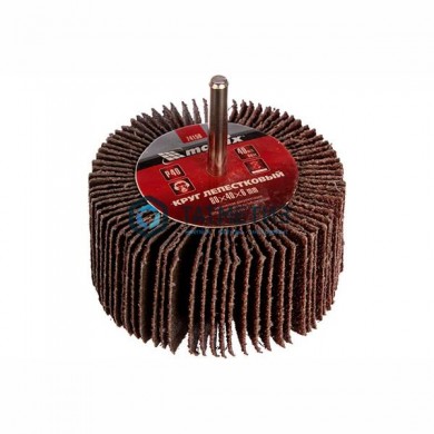 Круг лепестковый для дрели, P 40, 80 х 40 х 6 мм// MATRIX | «ТАТМЕТИЗ» Круг лепестковый для дрели, P 40, 80 х 40 х 6 мм// MATRIX - магазин крепежа «ТАТМЕТИЗ»