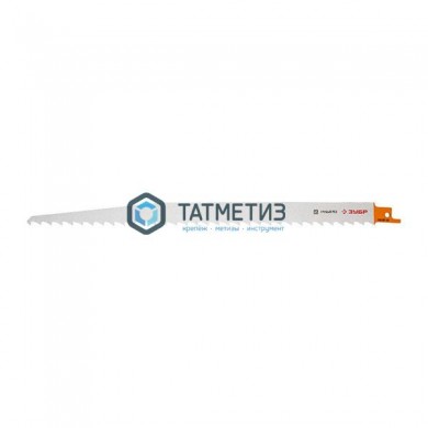 Пилки ЗУБР "ЭКСПЕРТ" S1617K для сабельной пилы Cr-V,быстрый грубый рез, заготовки дров, 280/8,5мм -  магазин крепежа «ТАТМЕТИЗ»