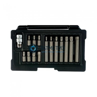 Набор бит TORX, хвостовик-шестигранник, 10 мм, CrV, в пласт. боксе, 15 предм.// MATRIX MASTER | «ТАТМЕТИЗ» Набор бит TORX, хвостовик-шестигранник, 10 мм, CrV, в пласт. боксе, 15 предм.// MATRIX MASTER - магазин крепежа «ТАТМЕТИЗ»