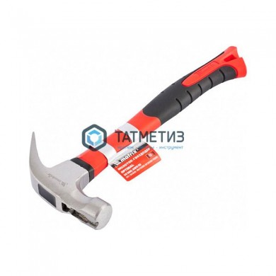 Молоток-гвоздодер 450 г, боек c магнитом, фибергласовая обрезиненная ручка// MATRIX -  магазин крепежа «ТАТМЕТИЗ»