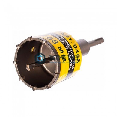 Коронка буровая по кирпичу  80 мм х 50 ТС в сборе SDS+   ЭНКОР -  магазин крепежа «ТАТМЕТИЗ»