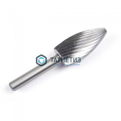 Шарошка по металлу Практик тв. сплав, D12мм, L 32мм, форма Язык пламени Н1232М06 -  магазин крепежа «ТАТМЕТИЗ»