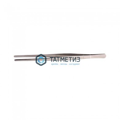 Пинцет ЗУБР д/электроники и точной механики, нерж. сталь, антимагнит., прямой, закругленные губки, 1 -  магазин крепежа «ТАТМЕТИЗ»