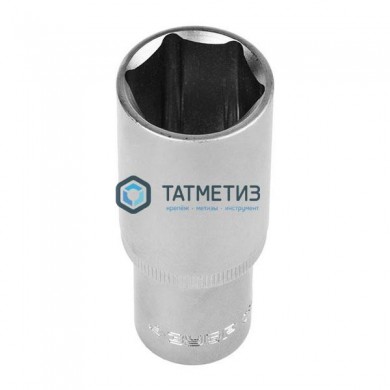 Торцевая головка 1/2", 24 мм ЗУБР "МАСТЕР", удлиненная, FLANK, Cr-V, хроматированное покрытие -  магазин крепежа «ТАТМЕТИЗ»
