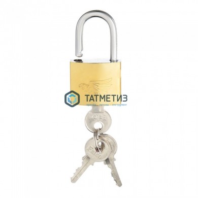 Замок навесной 32мм золотистый FALCO -  магазин крепежа «ТАТМЕТИЗ»