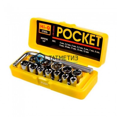 Набор торцовых головок в пласт боксе, 13 предметов STAYER "MASTER" POCKET -  магазин крепежа «ТАТМЕТИЗ»