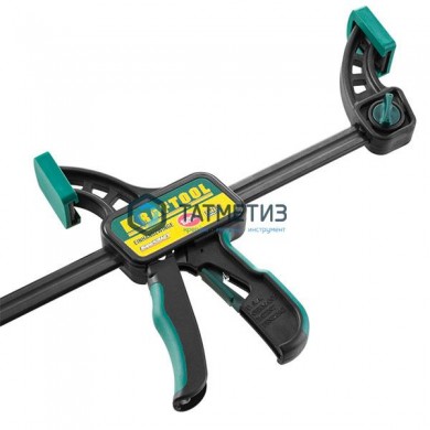 Струбцина KRAFTOOL "EcoKraft" ручная пистолетная, пластиковый корпус, 600/800мм, 150кгс -  магазин крепежа «ТАТМЕТИЗ»
