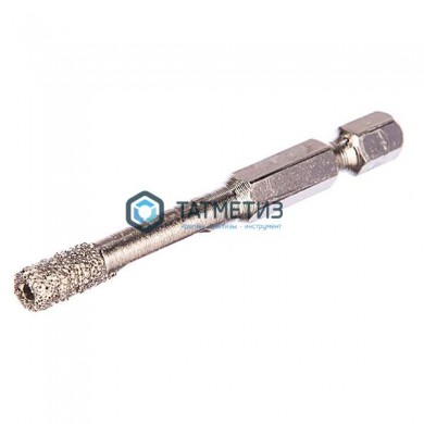 Сверло алмазное по керамограниту 8 мм HEX 1/4" ЗУБР | «ТАТМЕТИЗ» Сверло алмазное по керамограниту 8 мм HEX 1/4" ЗУБР - магазин крепежа «ТАТМЕТИЗ»