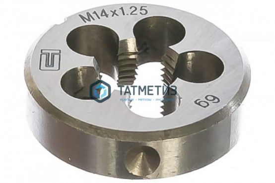 Плашка М14 х 1,25 мм// СИБРТЕХ -  магазин крепежа «ТАТМЕТИЗ»