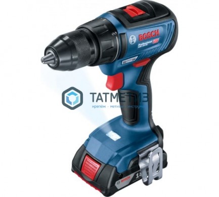 Дрель-шуруповерт аккумуляторная Bosch GSR 18V-50, 2х2,0 А*ч, GAL18V-20 -  магазин крепежа «ТАТМЕТИЗ»