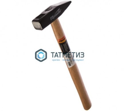 Молоток слесарный  400 г, квадратный боек, деревянная ручка// SPARTA -  магазин крепежа «ТАТМЕТИЗ»