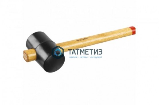 Киянка резиновая 450 г, ЗУБР "МАСТЕР", с деревянной ручкой -  магазин крепежа «ТАТМЕТИЗ»