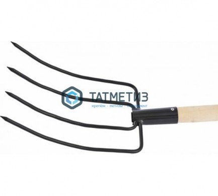 Вилы 4-х-рогие, 210 х 310 мм, без черенка Россия -  магазин крепежа «ТАТМЕТИЗ»