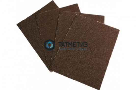 Шлифлист на тканевой основе, зернистость № 10, 240 х 170 мм, 10 шт., водостойкий (БАЗ)// Россия -  магазин крепежа «ТАТМЕТИЗ»