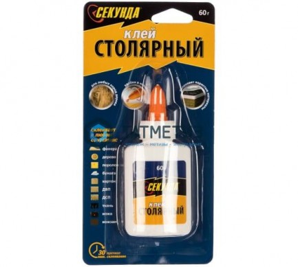 Клей СЕКУНДА столярный, 60г, AVIORA -  магазин крепежа «ТАТМЕТИЗ»
