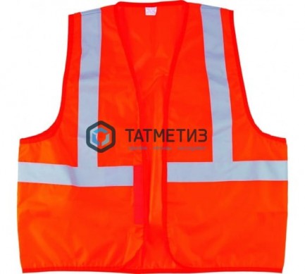 Жилет сигнальный, оранжевый, размер XL СИБРТЕХ -  магазин крепежа «ТАТМЕТИЗ»