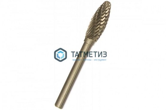 Шарошка борфреза по металлу, тв.сплав., язык пламени, Н1025М06, d=10мм, l=25мм, пос.6мм, SEB 407SL-H -  магазин крепежа «ТАТМЕТИЗ»
