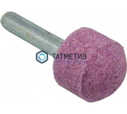 Шарошка абразивная, оксид алюминия, закругленная 19 х 16 мм, пос.6мм, Практика -  магазин крепежа «ТАТМЕТИЗ»