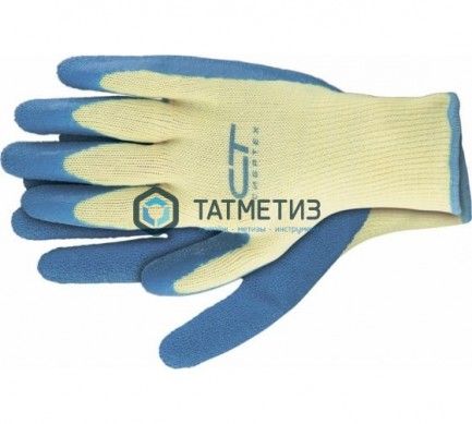 Перчатки хлопчатобумажные, латексное рельефное покрытие, L// СИБРТЕХ | «ТАТМЕТИЗ» Перчатки хлопчатобумажные, латексное рельефное покрытие, L// СИБРТЕХ - магазин крепежа «ТАТМЕТИЗ»