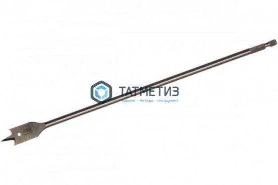 Сверло по дереву перовое удлиненное 18 х 300 мм, 6-гранный хвостовик// Matrix -  магазин крепежа «ТАТМЕТИЗ»