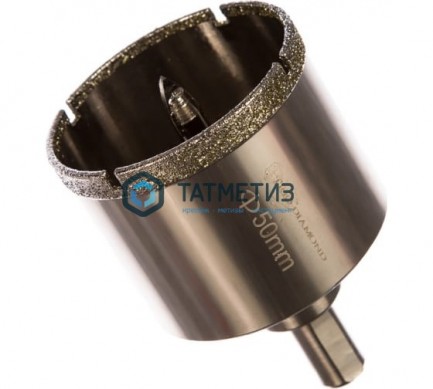 Коронка алмазная по керамике с центр. сверлом 50мм Trio | «ТАТМЕТИЗ» Коронка алмазная по керамике с центр. сверлом 50мм Trio - магазин крепежа «ТАТМЕТИЗ»