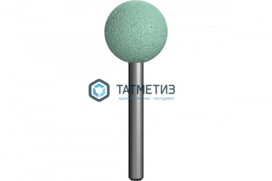 Шарошка абразивная, карбид кремния, шарообразная 25 мм, пос.6мм, Практика -  магазин крепежа «ТАТМЕТИЗ»