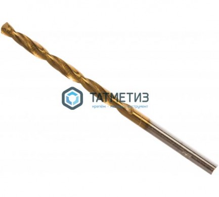 Сверло по металлу 3,0 мм, HSS, нитридтитановое покрытие, 6-гранный хвостовик// MATRIX | «ТАТМЕТИЗ» Сверло по металлу 3,0 мм, HSS, нитридтитановое покрытие, 6-гранный хвостовик// MATRIX - магазин крепежа «ТАТМЕТИЗ»